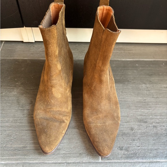 Sandro tan suede booties - Picture 4 of 5
